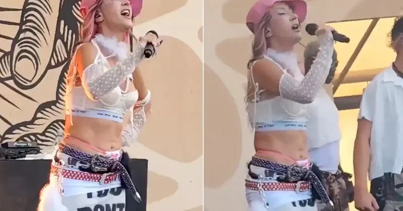 Hande Yener in plaj konseri tarzına yorum yağdı: Pazarcı gibi olmuş