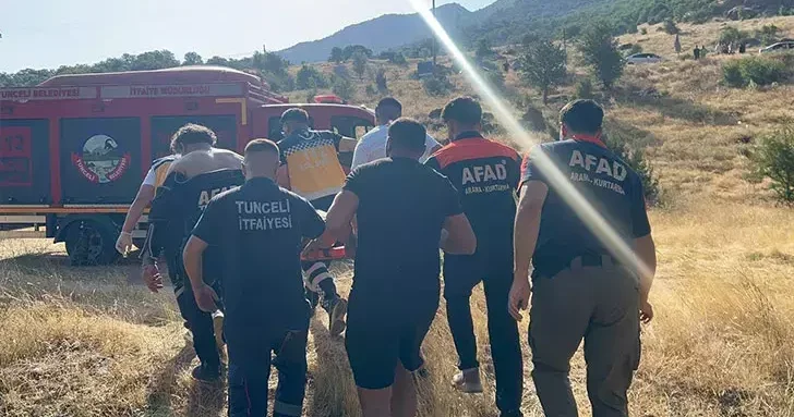 Pülümür Nehri’nde akıntıyla sürüklenen 2 arkadaştan 1 i boğuldu