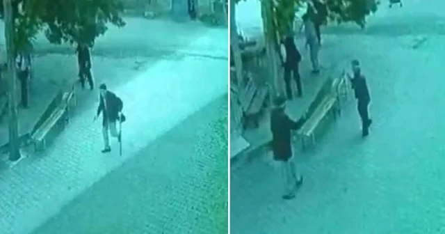 Bir elinde baston diğer elinde silahla köylülere kabusu yaşattı Gündem Haberleri