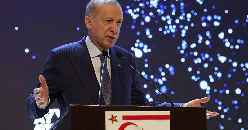 Cumhurbaşkanı Erdoğan dan Kıbrıs tan dünyaya çağrı: Uluslararası toplum KKTC yi tanımalı