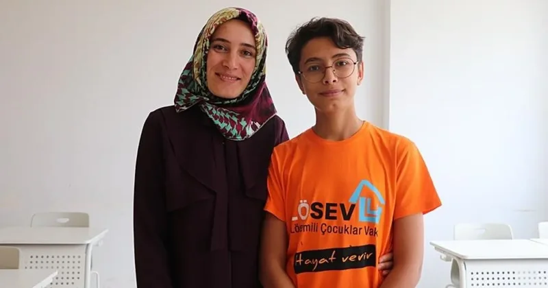 Lösemiyi yendi, LGS’ye girdi üst dilime girmeyi başardı