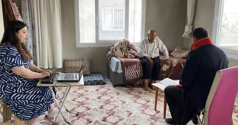 Osmaniye de evde adalet hizmeti