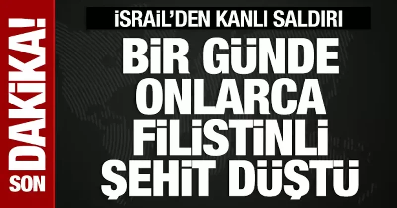 İsrail den kanlı saldırı: 130 Filistinli şehit düştü