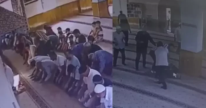 Kayseri de camide vahşet! Namaz kılarken defalarca bıçakladı, sinir krizi geçirdiler