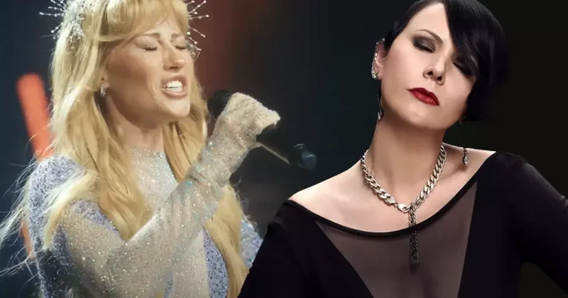 Derya Uluğ dan Şebnem Ferah performansı! Beğenen de var Olmamış diyen de