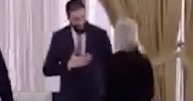 Ahmed Şara ABD li Senatör Ernst in elini sıkmadı VİDEO İZLE