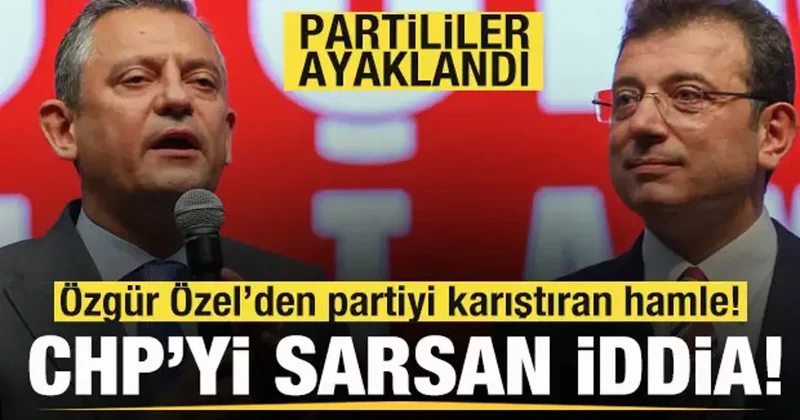 Özgür Özel de büyük panik! CHP yi sarsan gelişme! Partililer ayaklandı! Kavga büyüyor