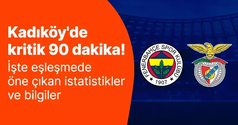 Fenerbahçe, Benfica’ya Kadıköy’de kaybetmiyor! Kritik mücadele Şampiyon Oranlar ile Misli’de! İddaa Spor Haberleri
