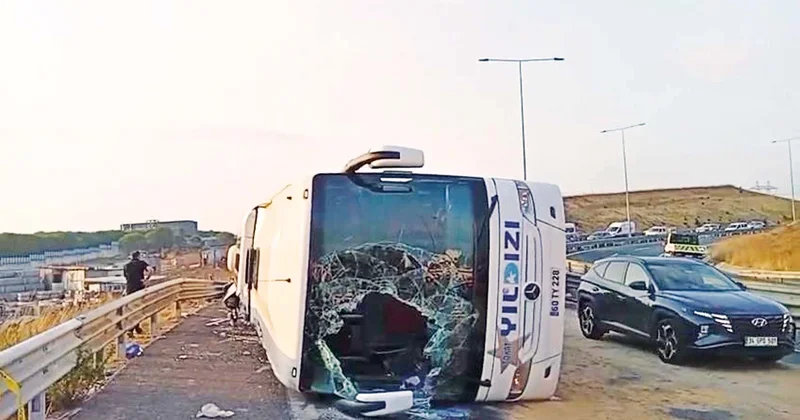 Şoför suçu asfalta attı