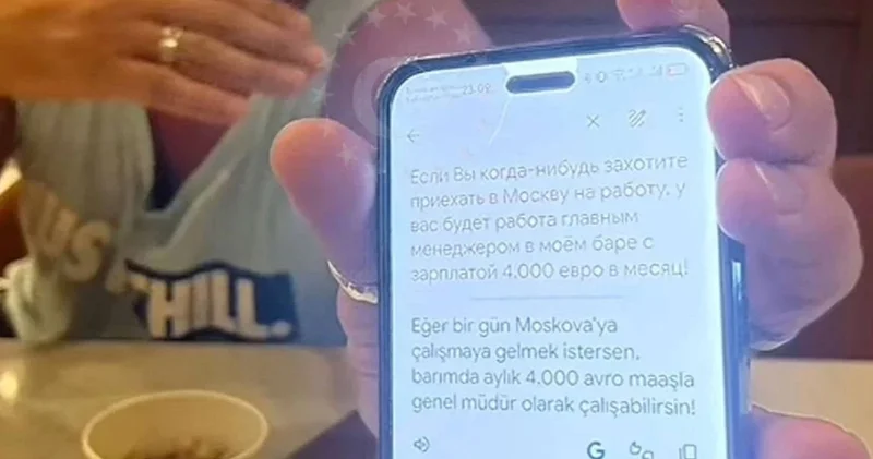Adres: Antalya! Rus turistten Türk çalışana şaşırtan iş teklifi