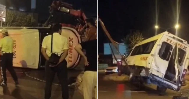Sultanbeyli de otomobil ile minibüs çarpıştı: 10 kişi yaralandı İstanbul Haberleri