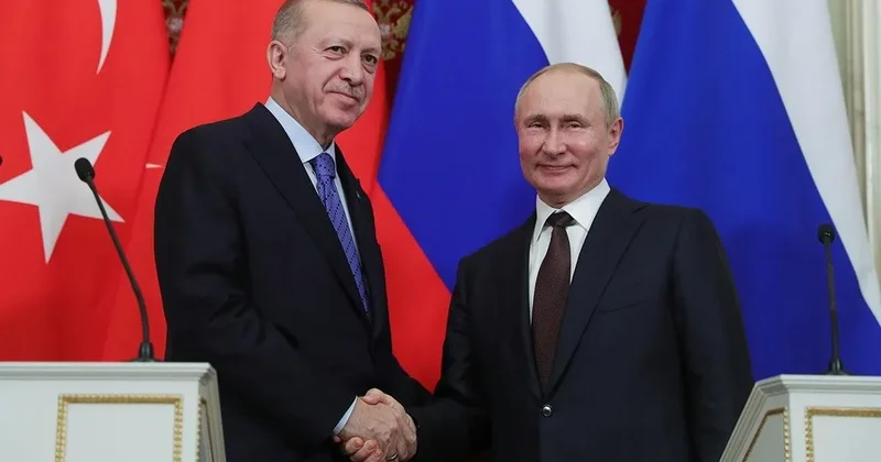 SON DAKİKA Başkan Erdoğan Putin ile görüştü