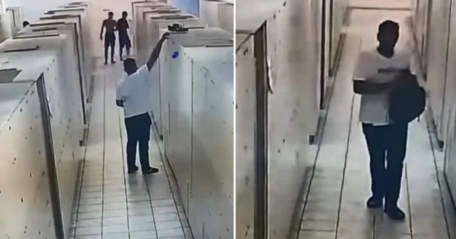 Su parkında kilitli dolabı kıran kişi çantayı ve paraları alıp kaçtı İstanbul Haberleri