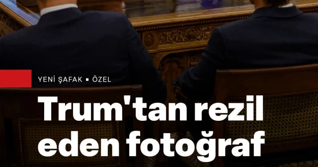 Trump’ın rezil eden Oval Ofis pozu: Avrupa’ya liderlik mesajı VİDEO İZLE