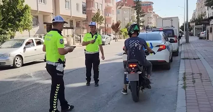 Karaman’da trafik kurallarına uymayan 401 motosiklete ceza yazıldı