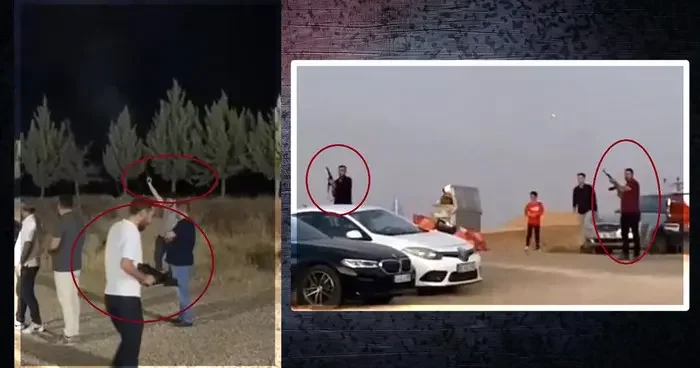 Savaş alanı değil, kına gecesi! Diyarbakır da bir anda ortaya çıktılar, kurşun yağmuru gibi...