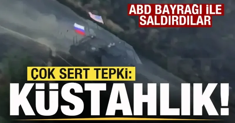 ABD bayrağı ile savaşa girdiler! Çok sert tepki: Maksimum küstahlık