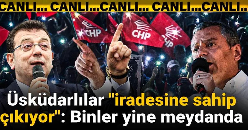 Üsküdarlılar iradesine sahip çıkıyor: Binler yine meydanda
