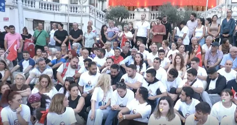 İnan Güney için belediye önünde oturma eylemi