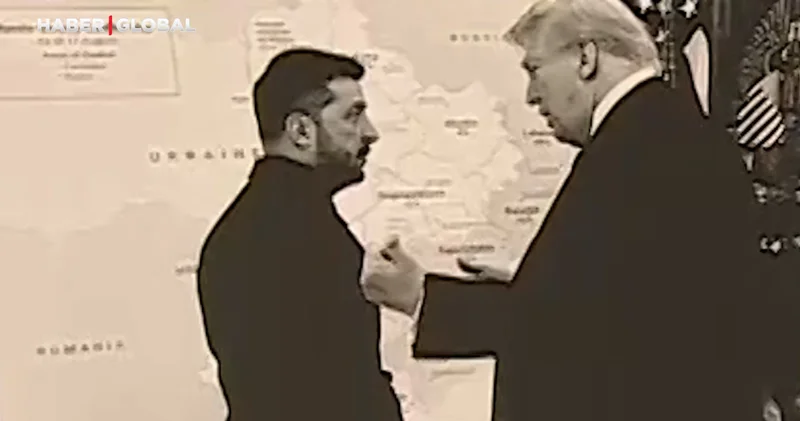 İşte Trump ile Zelenski nin üzerinde tartıştığı o harita!