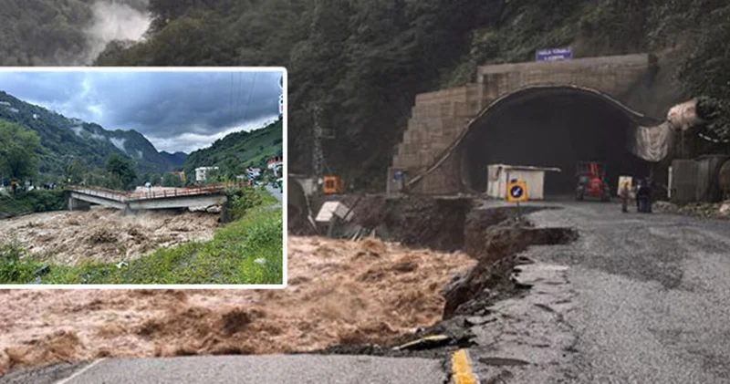 Rize haberleri: Metrekareye 75 kg yağış düştü! İki kentte sel ve heyelan SON DAKİKA HABER