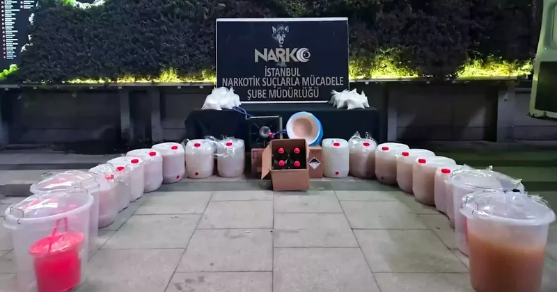 İstanbul da 442 kilo metamfetamin ele geçirildi: 7 gözaltı