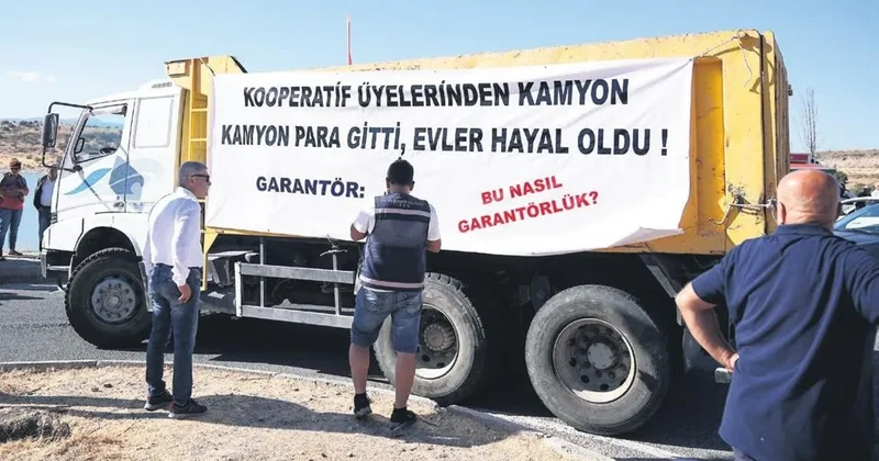 Kamyon kamyon para gitti, evler hayal oldu