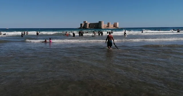Kızkalesi nde eylülde turist yoğunluğu Mersin Haberleri
