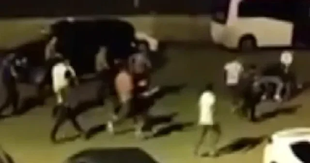 Polise tekme tokat saldırdılar VİDEO İZLE