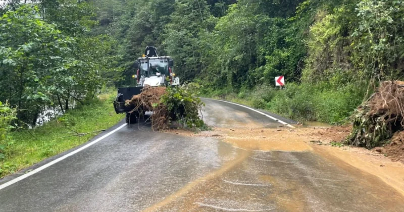Trabzon un bazı ilçelerinde heyelanlar meydana geldi Sözcü Gazetesi