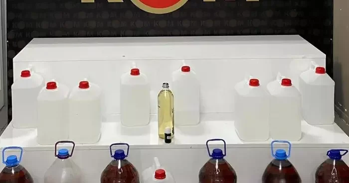 Isparta’da kaçak alkol operasyonu: 69 litre sahte içki ele geçirildi