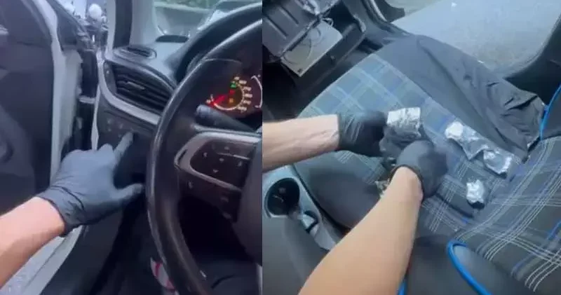 Beşiktaş ta şüphe üzerine durdurulan otomobilin gizli bölmesinden uyuşturucu çıktı