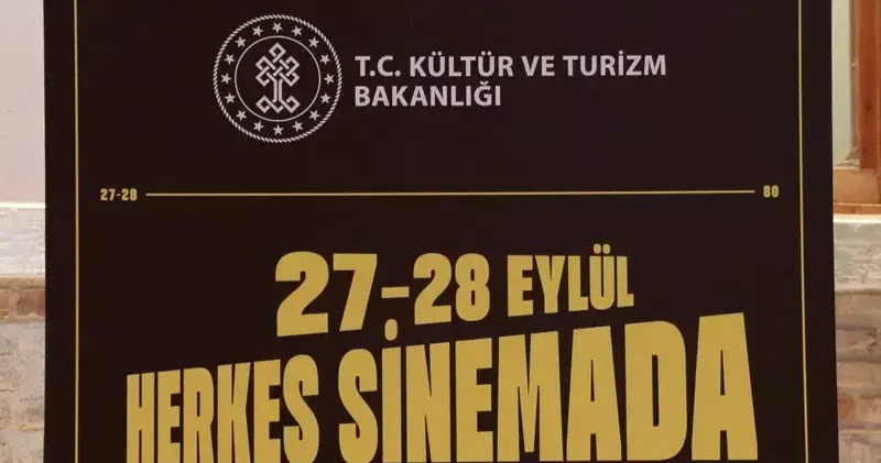 Türkiye Sinema Festivali 27 28 Eylül’de düzenlenecek: Tek bilet 80 TL