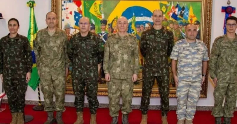 Türk ve Brezilya orduları ilişkilerini güçlendiriyor