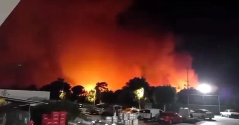 Antalya da bir yangın da Aksu da çıktı, 2 otel boşaltıldı