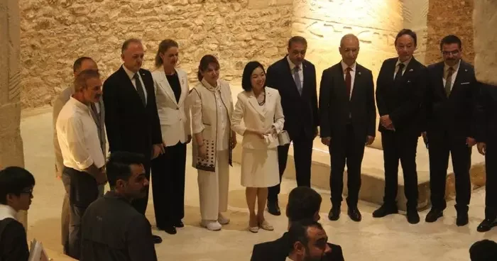 Japon Altes Prensesi Akiko Mikasa Şanlıurfa Arkeoloji Müzesi ni gezdi