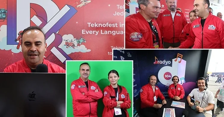 Bakan Kacır Demirören Medya standını ziyaret etti! Kacır Her Dilden TEKNOFEST uygulamasını denedi