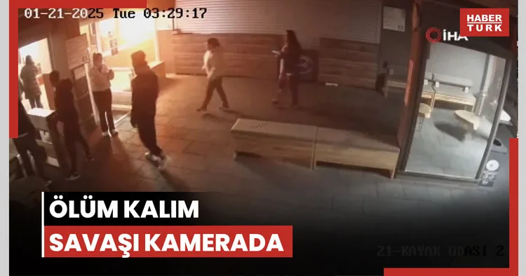 Grand Kartal Otel yangınının ölüm kalım savaşı kamerada