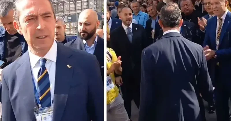 Ali Koç un genel kurula girerken söyledikleri olay oldu