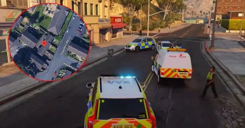 Sanal kovalamaca gerçeğe dönüştü: GTA oyununda polisten kaçarken evine araç girdi!