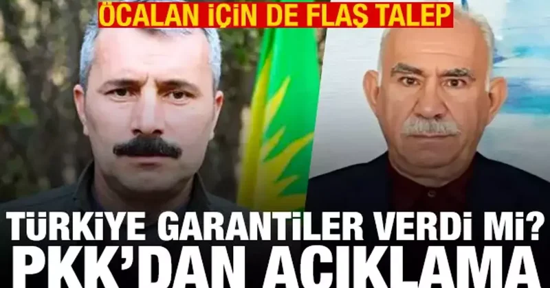 PKK dan açıklama! Türkiye garantiler verdi mi?
