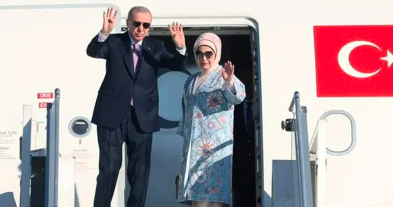 Erdoğan TUR ile Macaristan a gitti