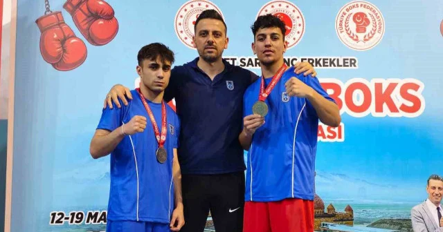 Aydınlı boksörlerden çifte madalya Salon Sporları Haberleri