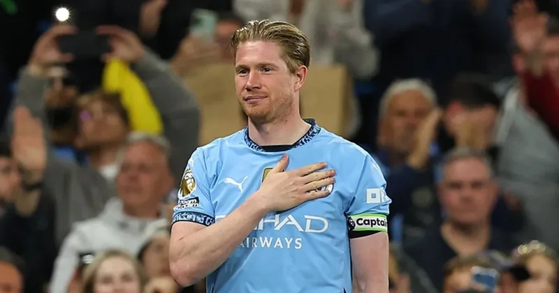 De Bruyne, Manchester City ye veda etti! Taraftarlar ayakta alkışladı