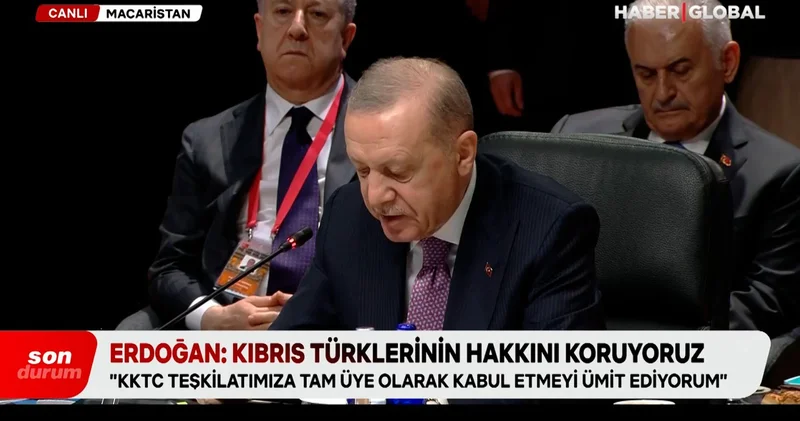 Cumhurbaşkanı Erdoğan: Türk dünyası Kıbrıs Türkleri ne omuz vermelidir