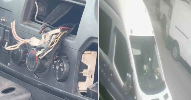 Park halindeki aracın elektrik ve teknik aksamını çaldılar İstanbul Haberleri