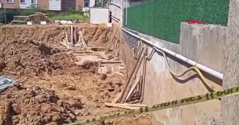 Sancaktepe de inşaat alanında göçük altında kalan 3 kişi kurtarıldı