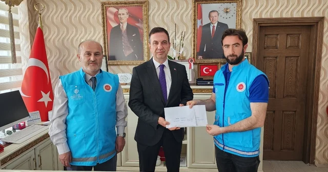 Suluova Kaymakamı Gürçam, Filistin e kurban bağışında bulundu Amasya Haberleri