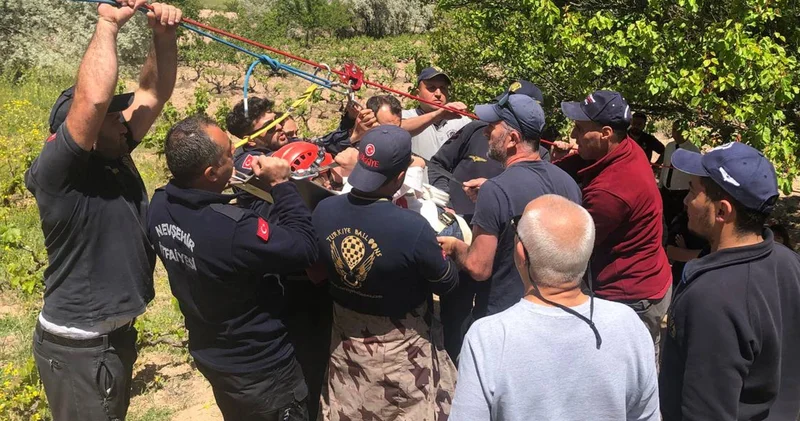Nevşehir de sıcak hava balonunda dehşet anları