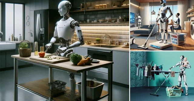 Tesla nın robotu artık ev işlerine yardım ediyor: Ütü yemek temizlik... Amerika Haberleri